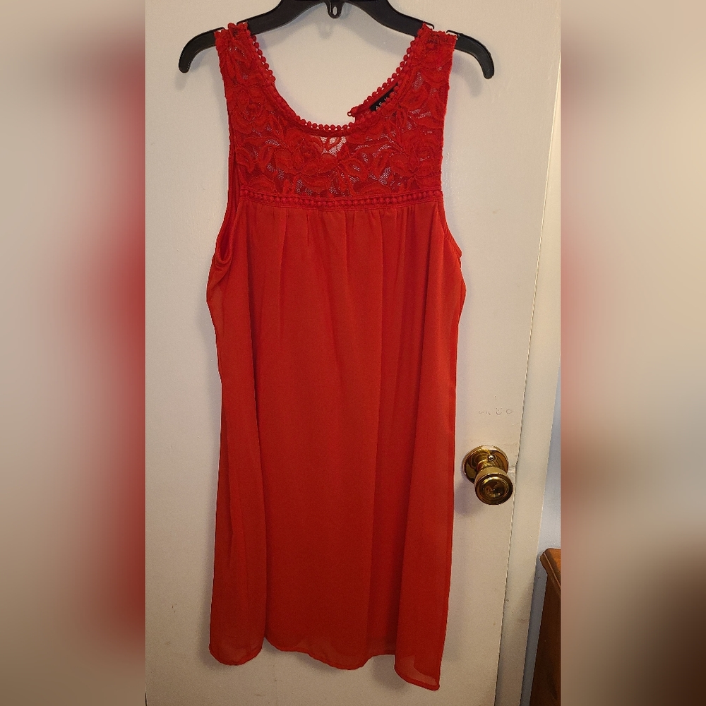 As U Wish Red Dress